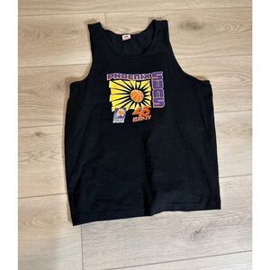 Vintage Phoenix Suns Tank Top Mens Size XL Black Fruit Of The Loom Made In USA